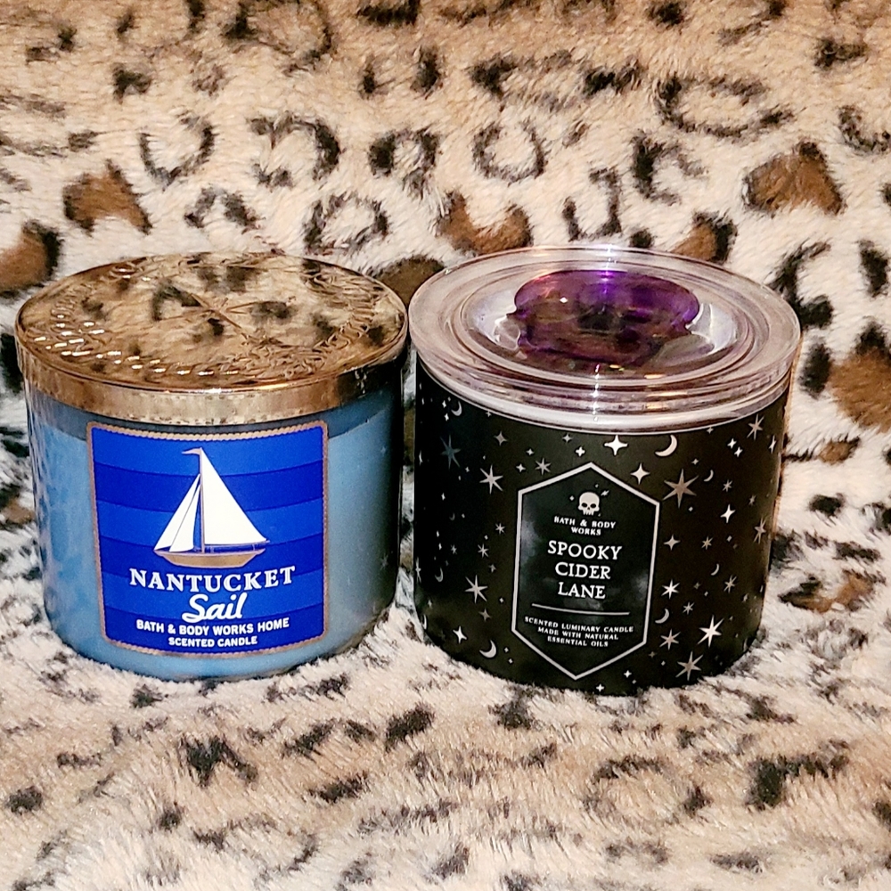 Nantucket ⛵️ & Cider Lane 3 Wick Candle